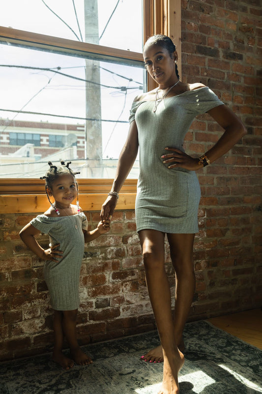 Mommy Grey Dress