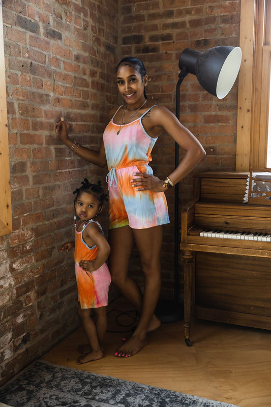 Mini Tie Dye Romper
